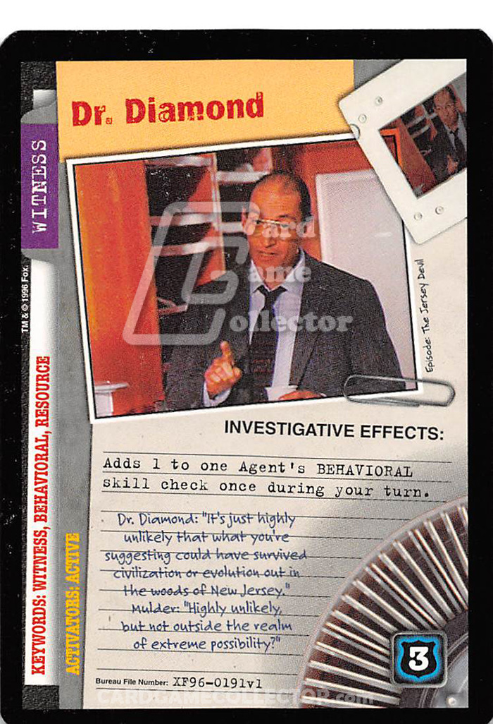 X-Files CCG: Dr. Diamond