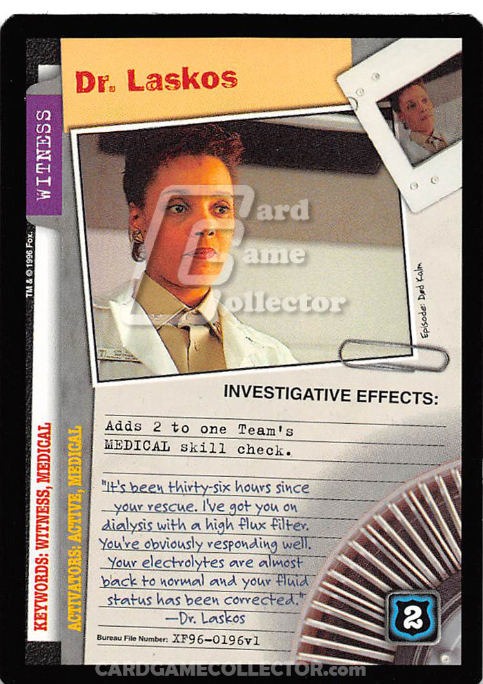 X-Files CCG: Dr. Laskos