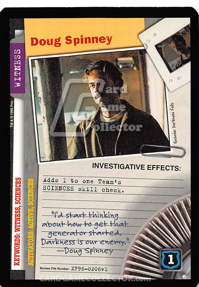 X-Files CCG: Doug Spinney