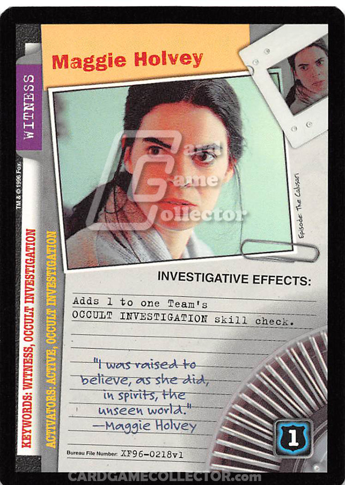 X-Files CCG: Maggie Holvey