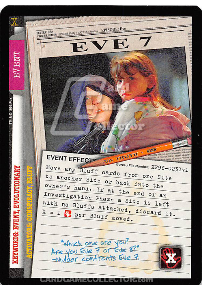 X-Files CCG: Eve 7