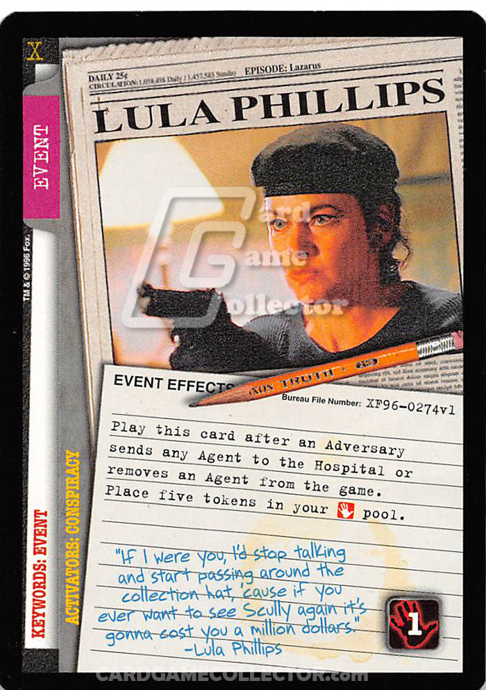 X-Files CCG: Lula Phillips