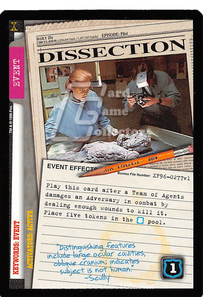 X-Files CCG: Dissection
