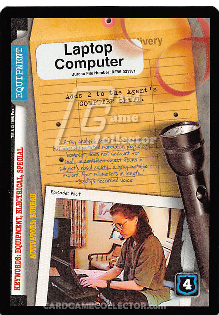X-Files CCG: Laptop Computer