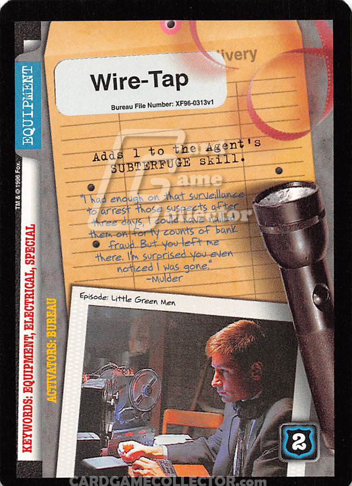 X-Files CCG: Wire-Tap