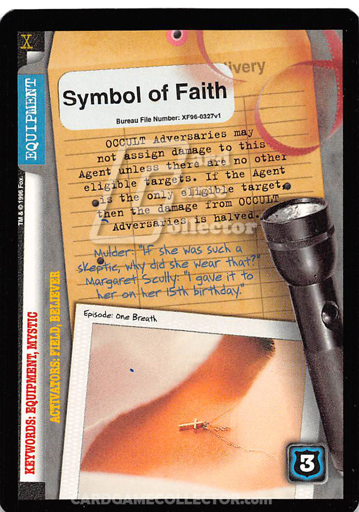 X-Files CCG: Symbol of Faith