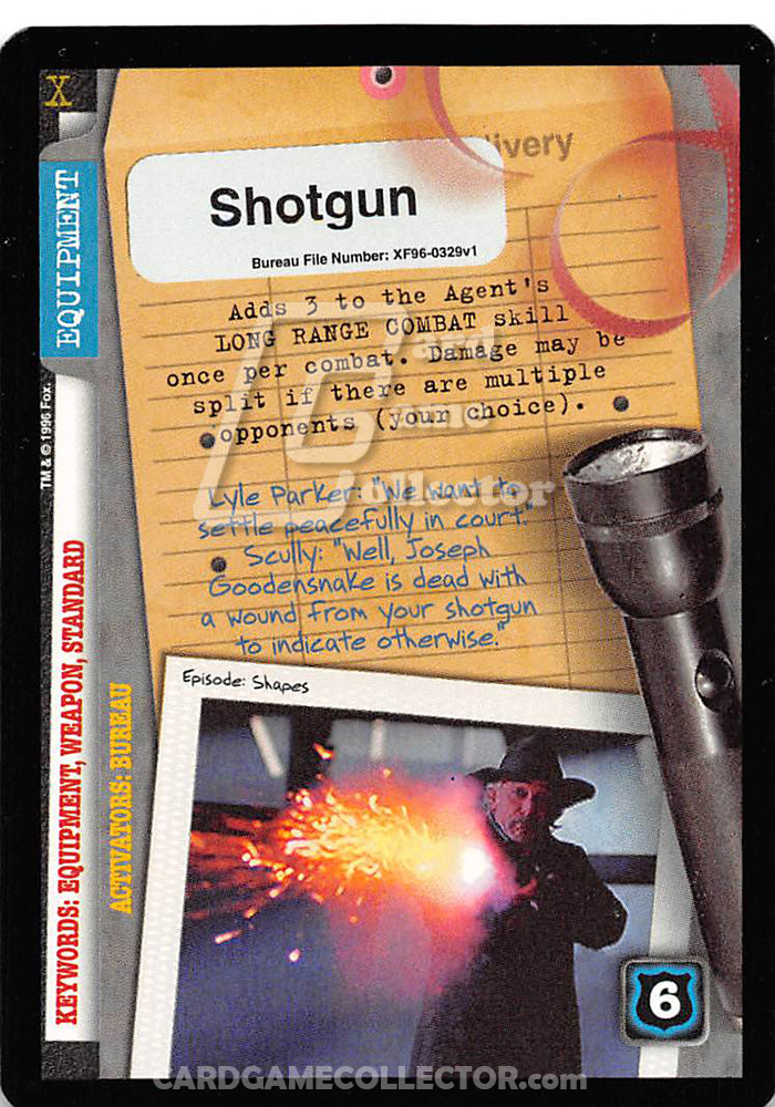 X-Files CCG: Shotgun
