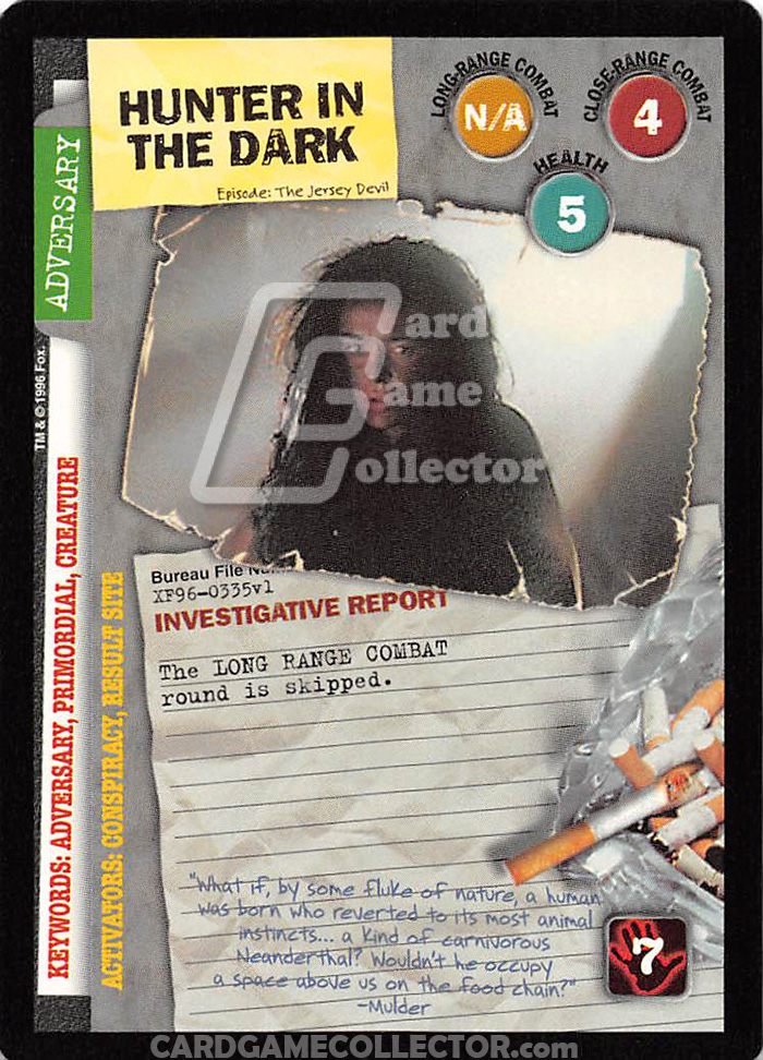 X-Files CCG: Hunter In The Dark
