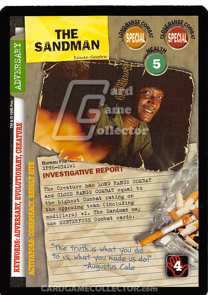 X-Files CCG: The Sandman