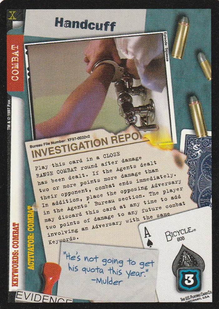 X-Files CCG: Handcuff
