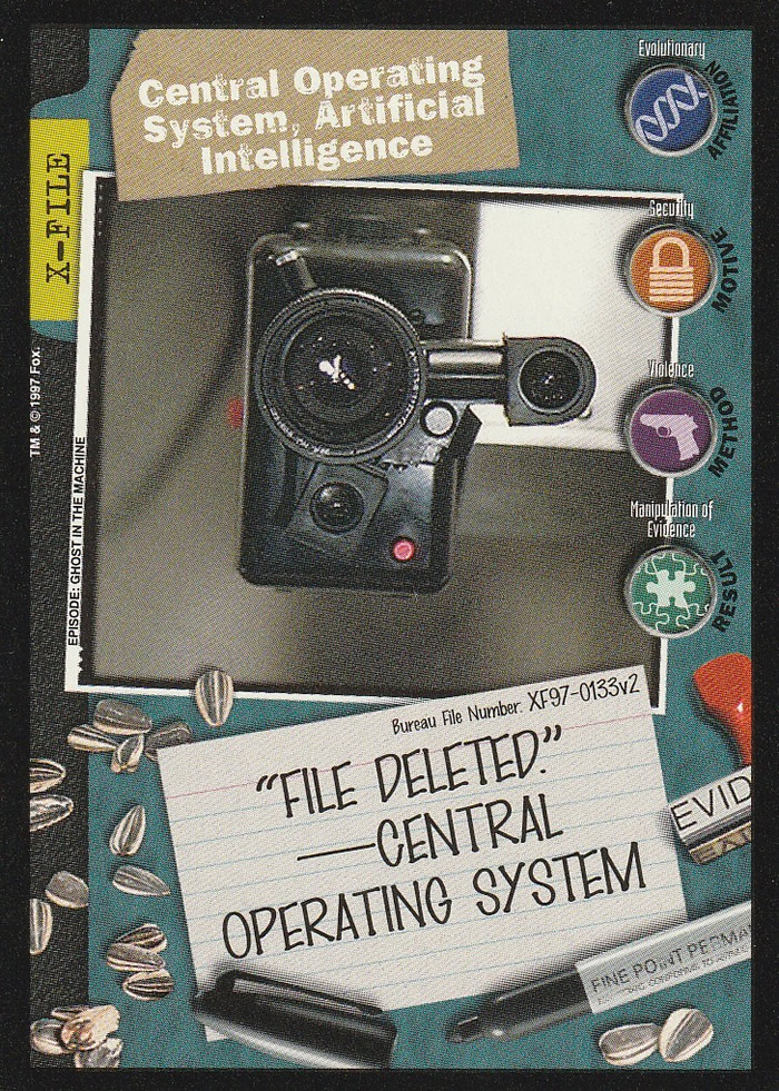 X-Files CCG: Central Operating System, Artificial Intelligence