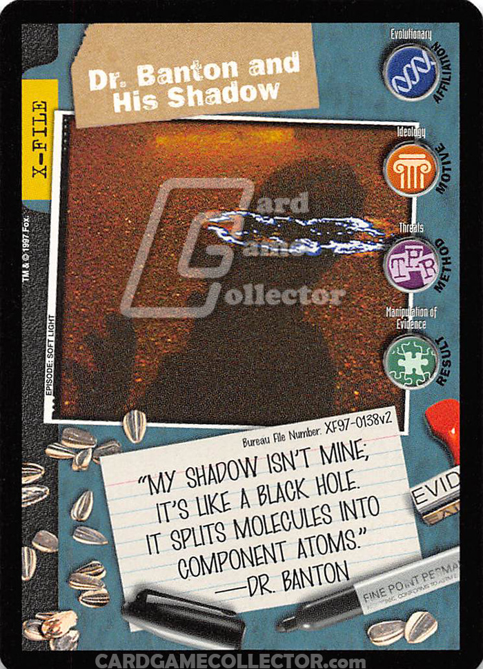 X-Files CCG: Dr. Banton And His Shadow