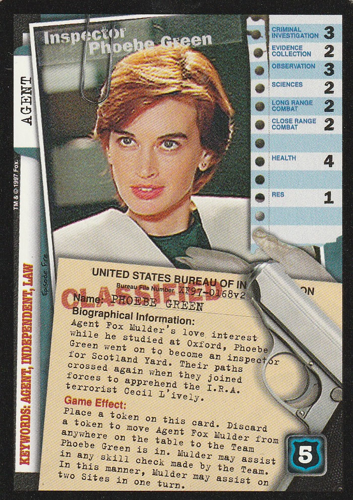 X-Files CCG: Inspector Phoebe Green