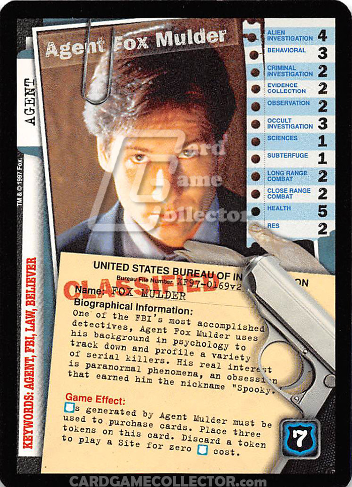 X-Files CCG: Agent Fox Mulder
