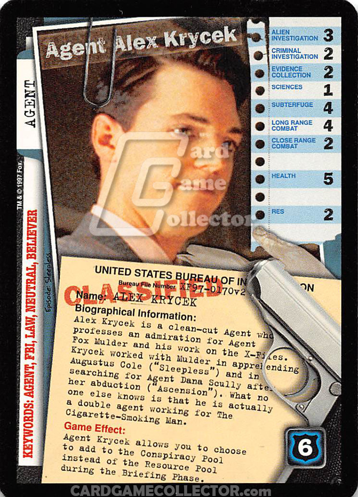 X-Files CCG: Agent Alex Krycek