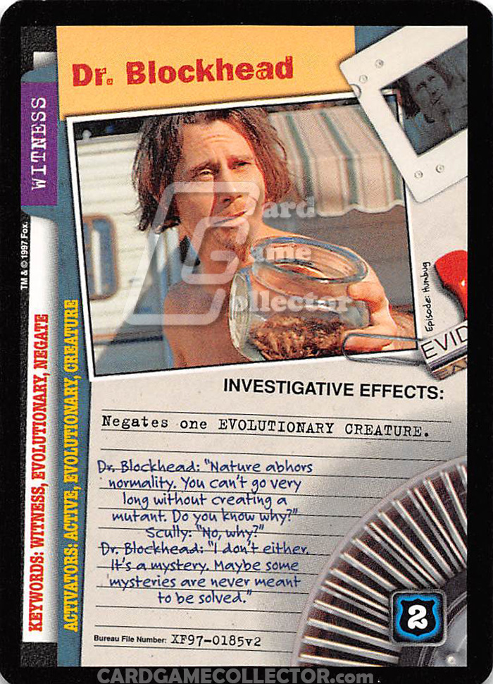 X-Files CCG: Dr. Blockhead