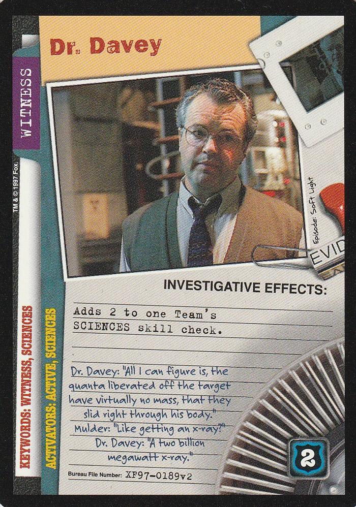 X-Files CCG: Dr. Davey
