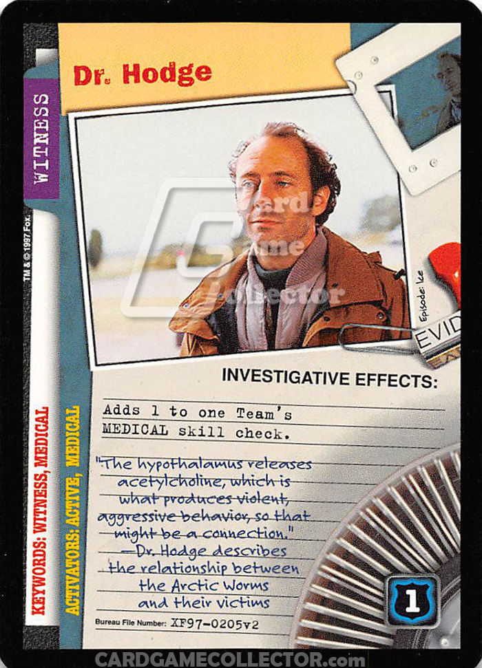 X-Files CCG: Dr. Hodge