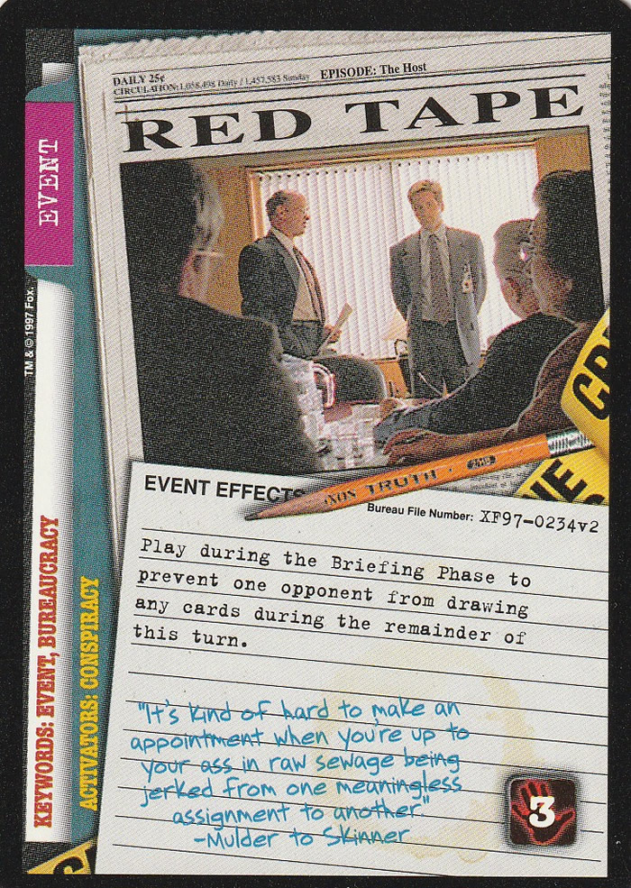 X-Files CCG: Red Tape