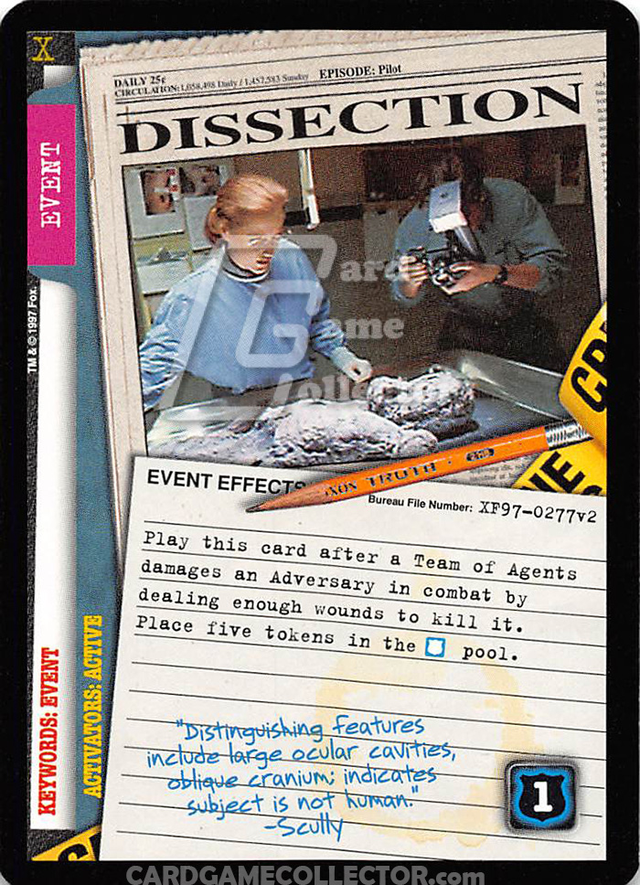 X-Files CCG: Dissection