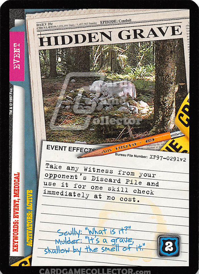 X-Files CCG: Hidden Grave