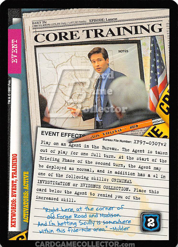 X-Files CCG: Core Training