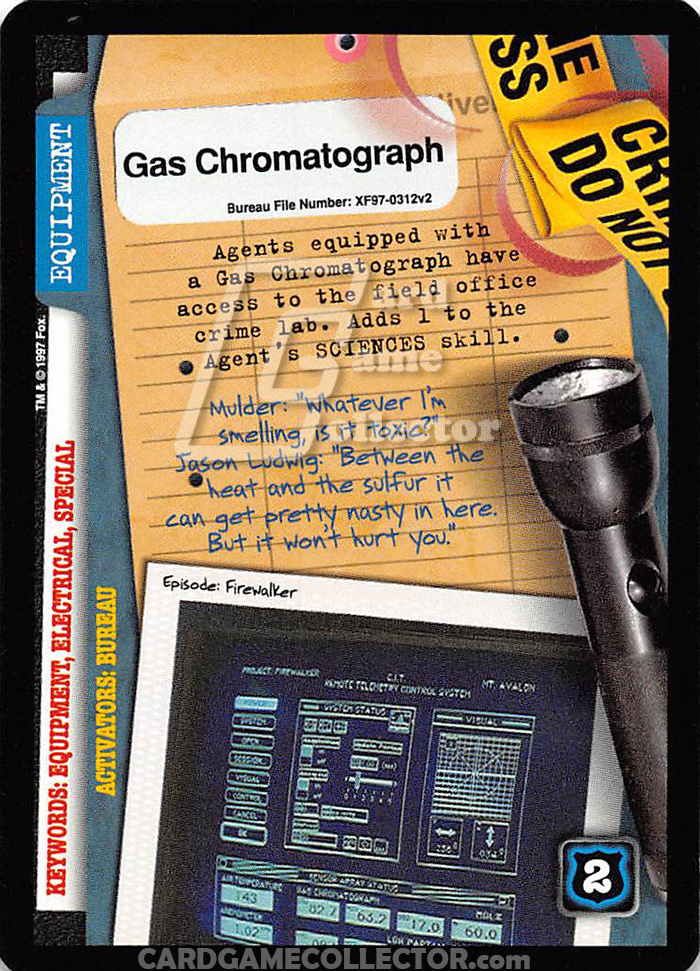X-Files CCG: Gas Chromatograph