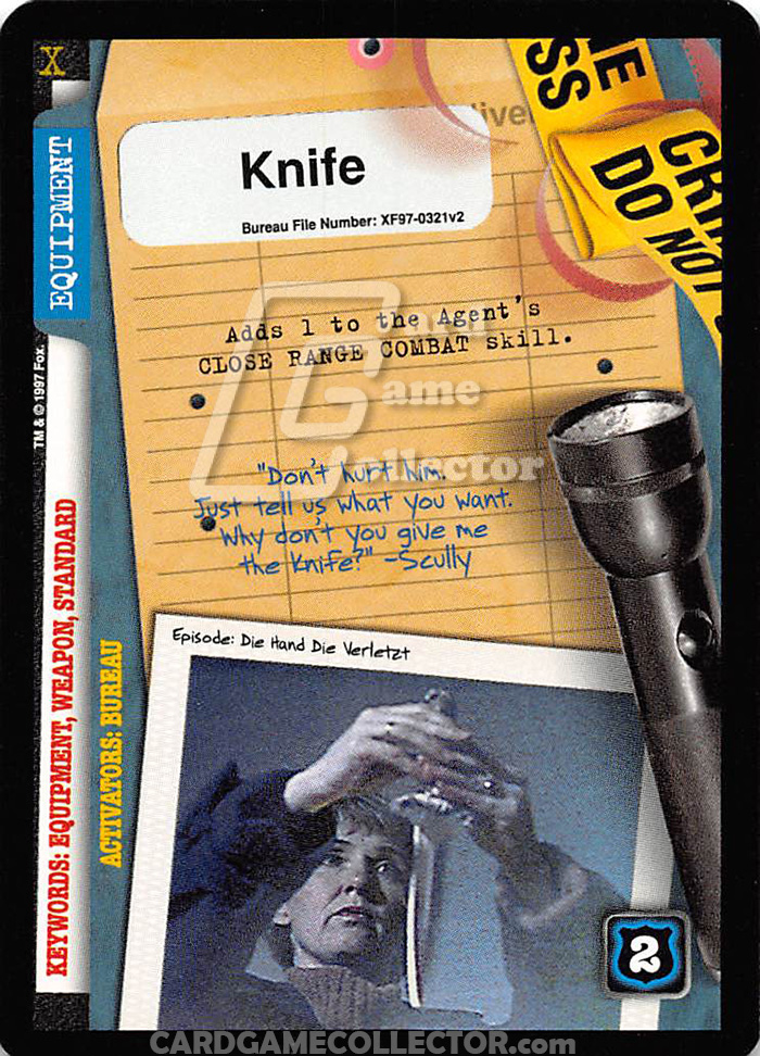 X-Files CCG: Knife