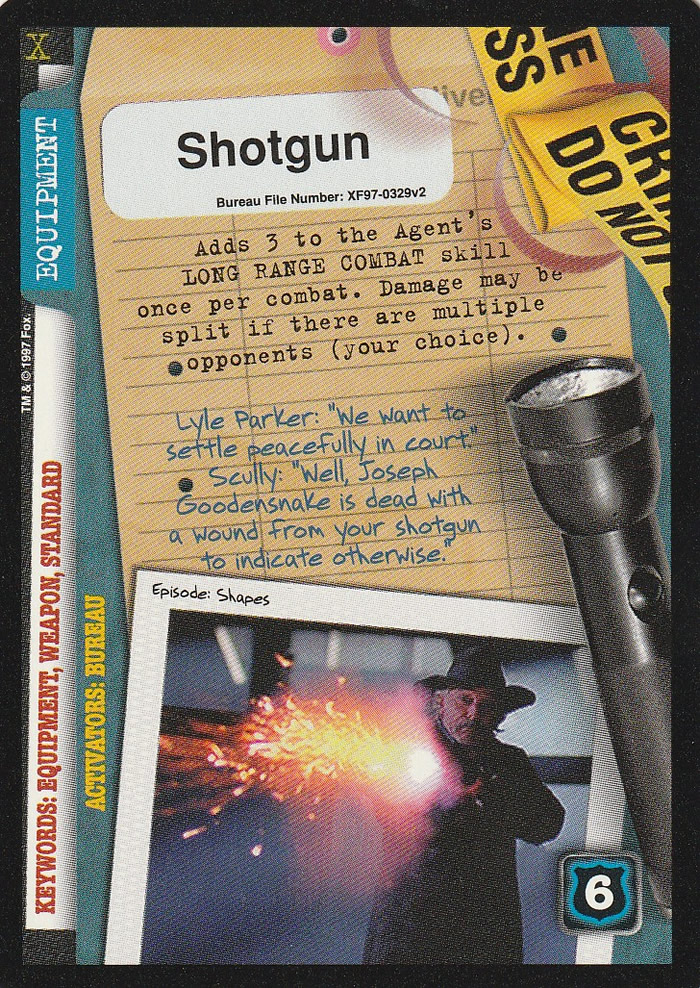 X-Files CCG: Shotgun