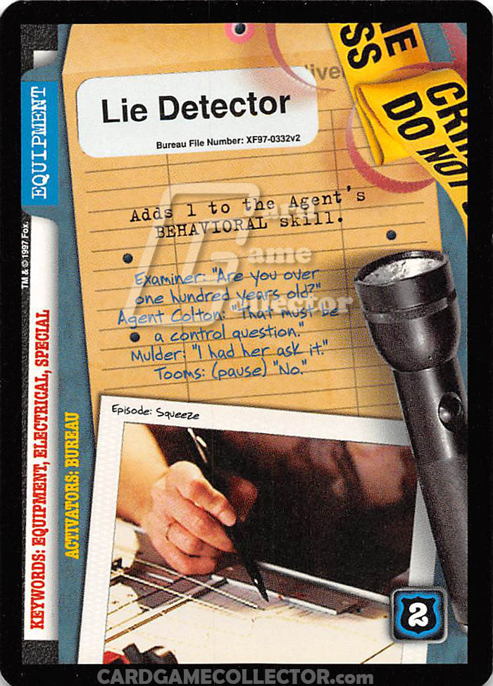 X-Files CCG: Lie Detector