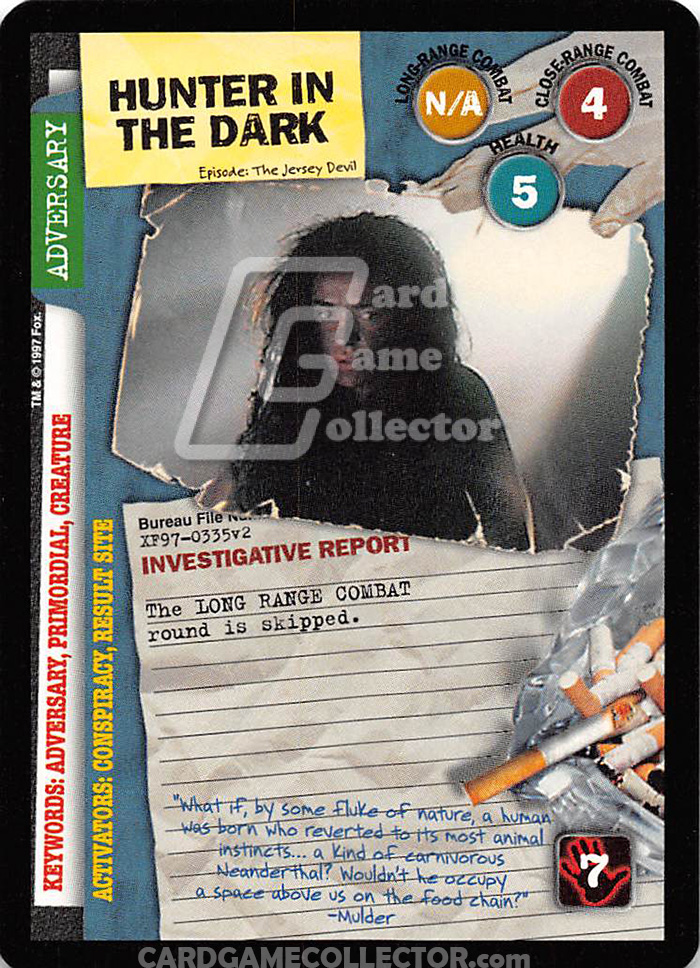 X-Files CCG: Hunter In The Dark
