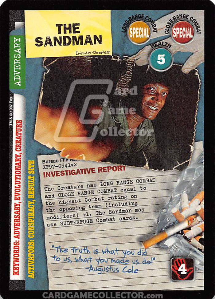 X-Files CCG: The Sandman