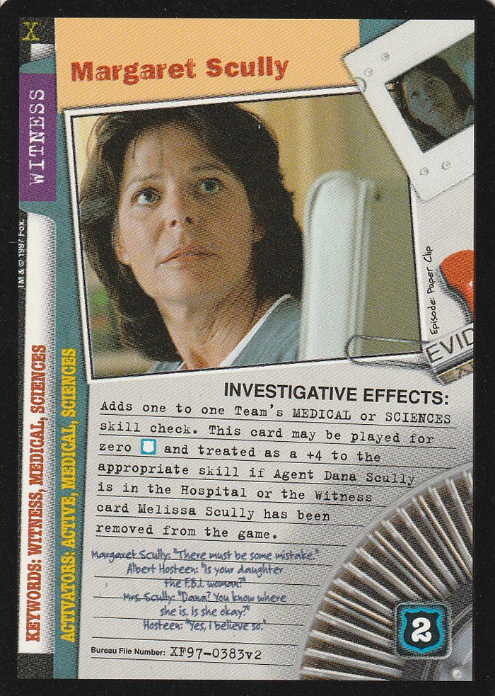 X-Files CCG: Margaret Scully