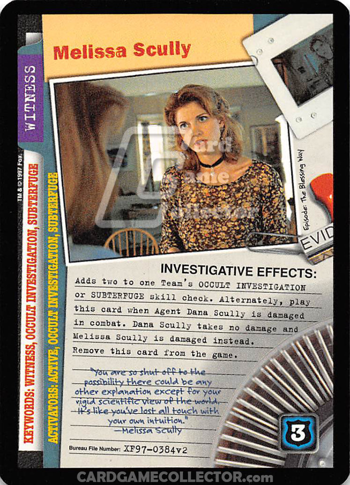 X-Files CCG: Melissa Scully
