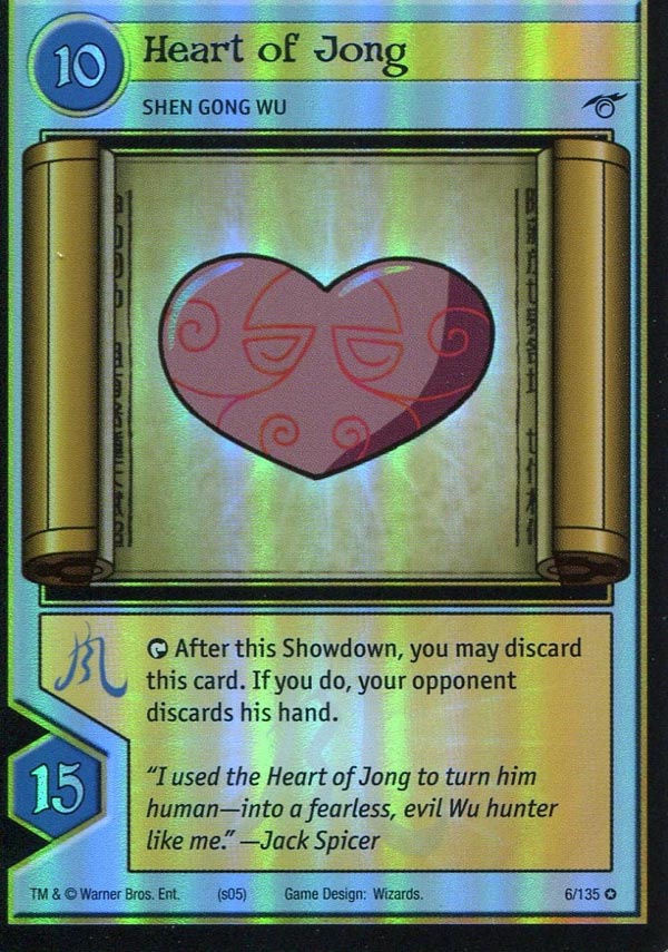 Xiaolin Showdown TCG:  Heart of Jong