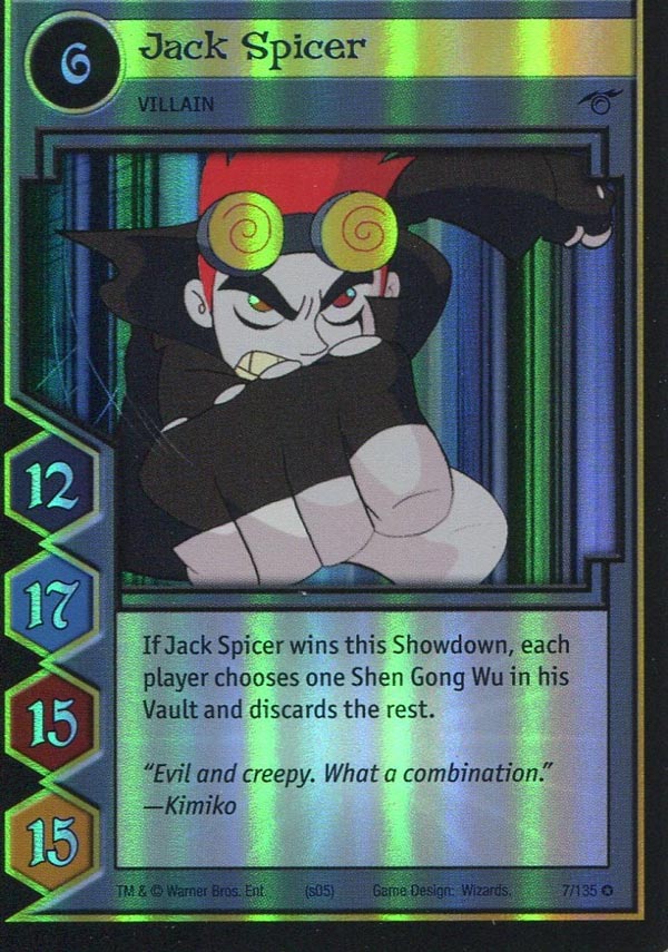 Xiaolin Showdown TCG:  Jack Spicer