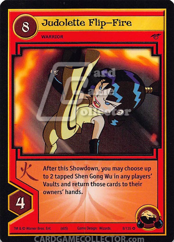 Xiaolin Showdown TCG:  Judolette Flip-Fire