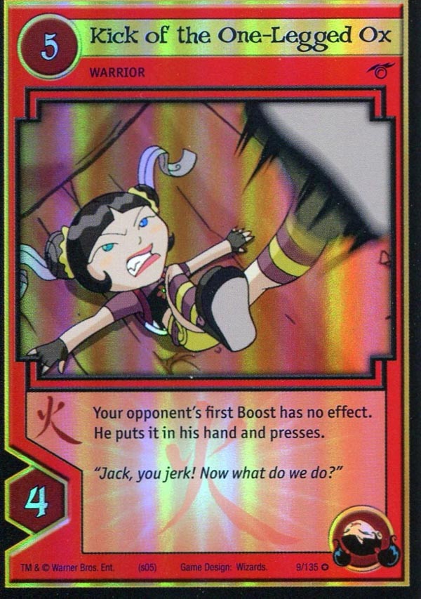 Xiaolin Showdown TCG:  Kick of the One-Legged Ox