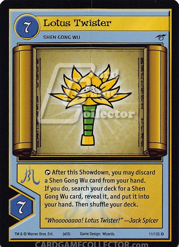 Xiaolin Showdown TCG:  Lotus Twister