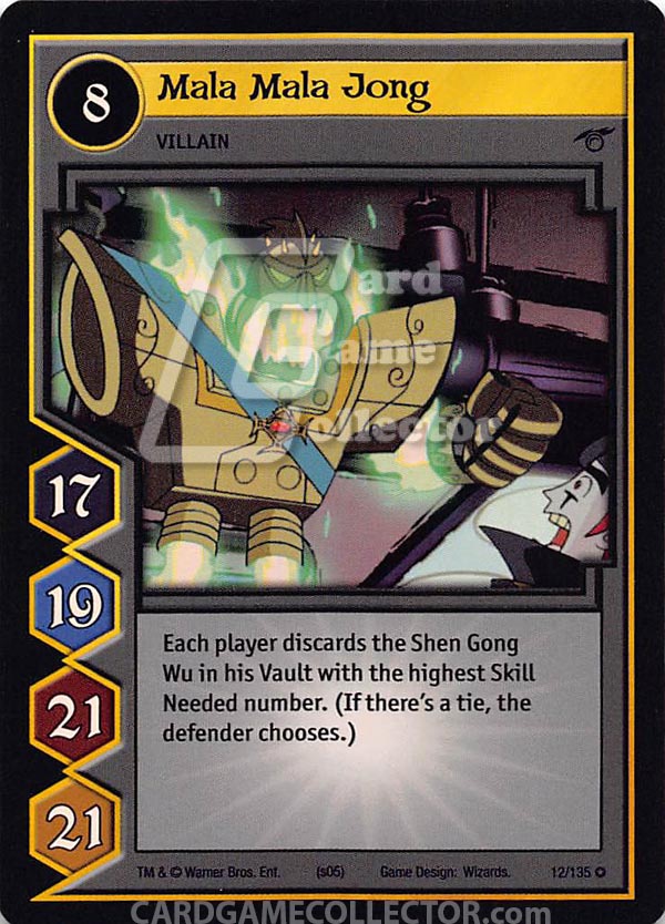 Xiaolin Showdown TCG:  Mala Mala Jong