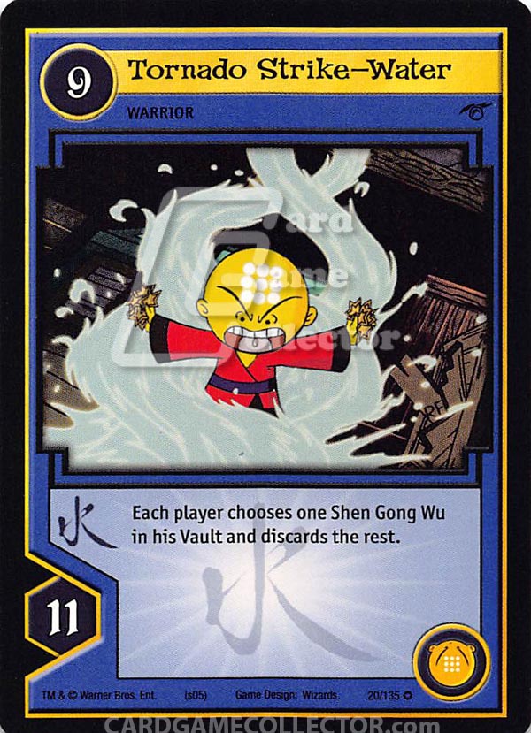 Xiaolin Showdown TCG:  Tornado Strike-Water