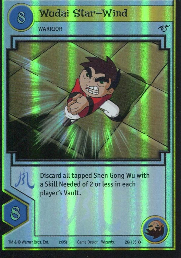 Xiaolin Showdown TCG:  Wudai Star - Wind