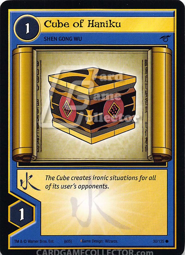 Xiaolin Showdown TCG:  Cube of Haniku