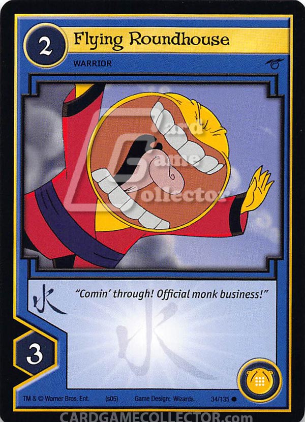 Xiaolin Showdown TCG:  Flying Roundhouse