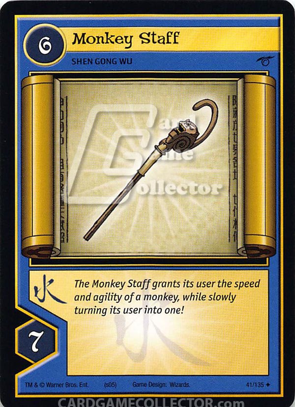 Xiaolin Showdown TCG:  Monkey Staff