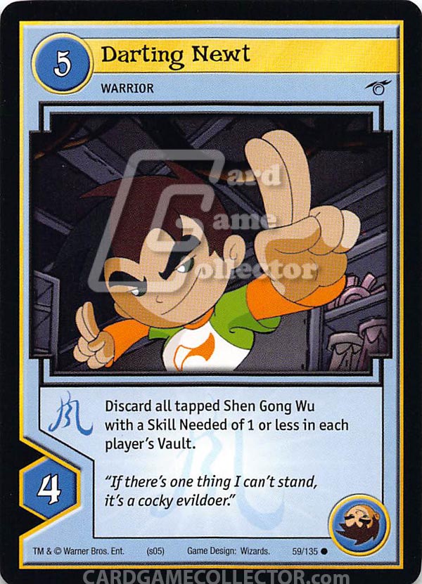 Xiaolin Showdown TCG:  Darting Newt