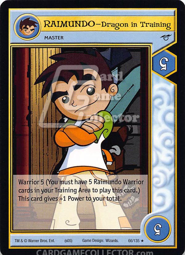 Xiaolin Showdown TCG:  Raimundo - Dragon in Training