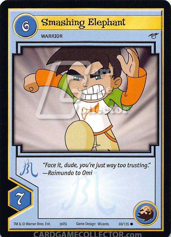 Xiaolin Showdown TCG:  Smashing Elephant