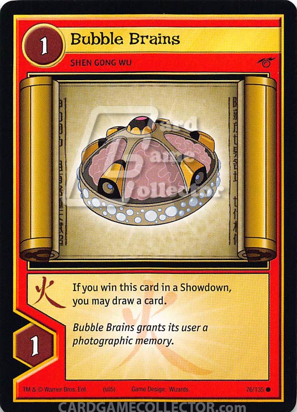 Xiaolin Showdown TCG:  Bubble Brains