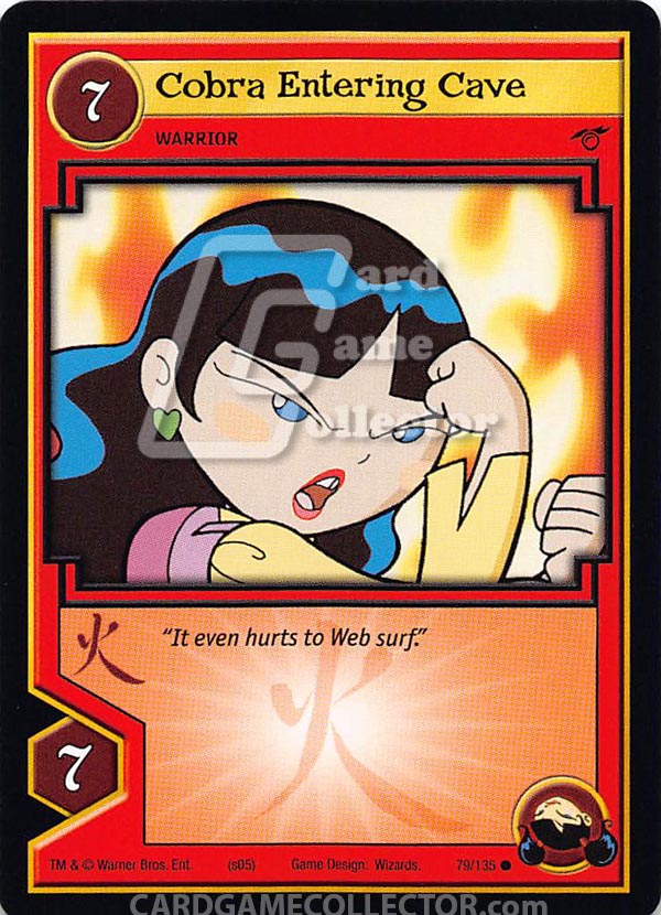 Xiaolin Showdown TCG:  Cobra Entering Cave